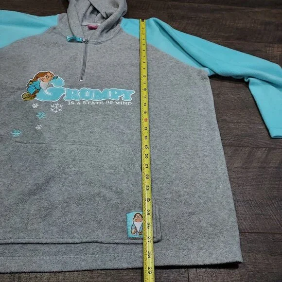 Sweatshirt Disney Wonderful World Grumpy 2 Tone Comfey - Picture 4 of 13